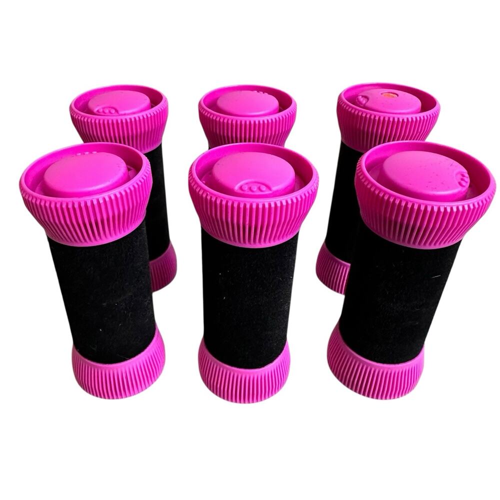Remington Hot Curlers Model H-5600 Replacement 6 Pink Rollers